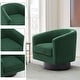 preview thumbnail 49 of 122, UIXE 360° Swivel Barrel Accent Chair Armchair For Living Room