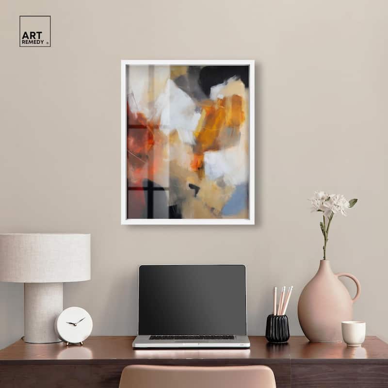Earth and Fire I Shadowbox by Art Remedy