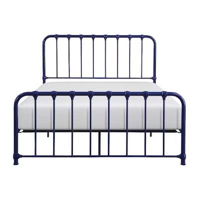 Twin Size Metal Platform Bed with Classic Design, No Box Spring Needed, Easy Assembly, Ships in One Box