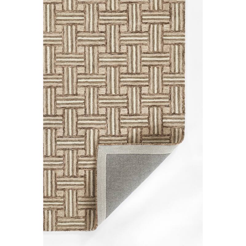 Erin Gates by Momeni Abbott Basketweave Hand Tufted Wool Area Rug