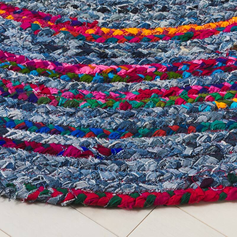 SAFAVIEH Handmade Braided Gretlies Country Cotton Rug