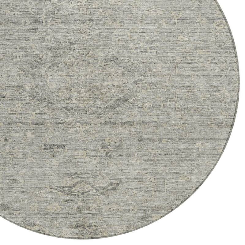 HomeRoots Floral Traditional Rectangle Outdoor Rug
