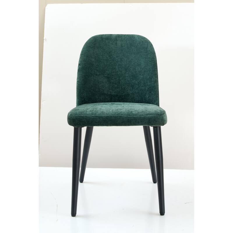 Set of 2 Fabric Identities Chair with Metal Legs, Armless Chair for Kitchen, Restaurant, Living, Meeting Room