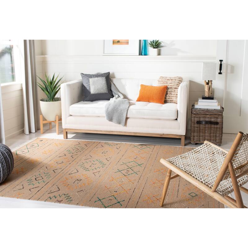 SAFAVIEH Hand-knotted Safari Fiorina Southwestern Tribal Wool Rug with