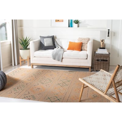 SAFAVIEH Hand-knotted Safari Fiorina Southwestern Tribal Wool Rug with