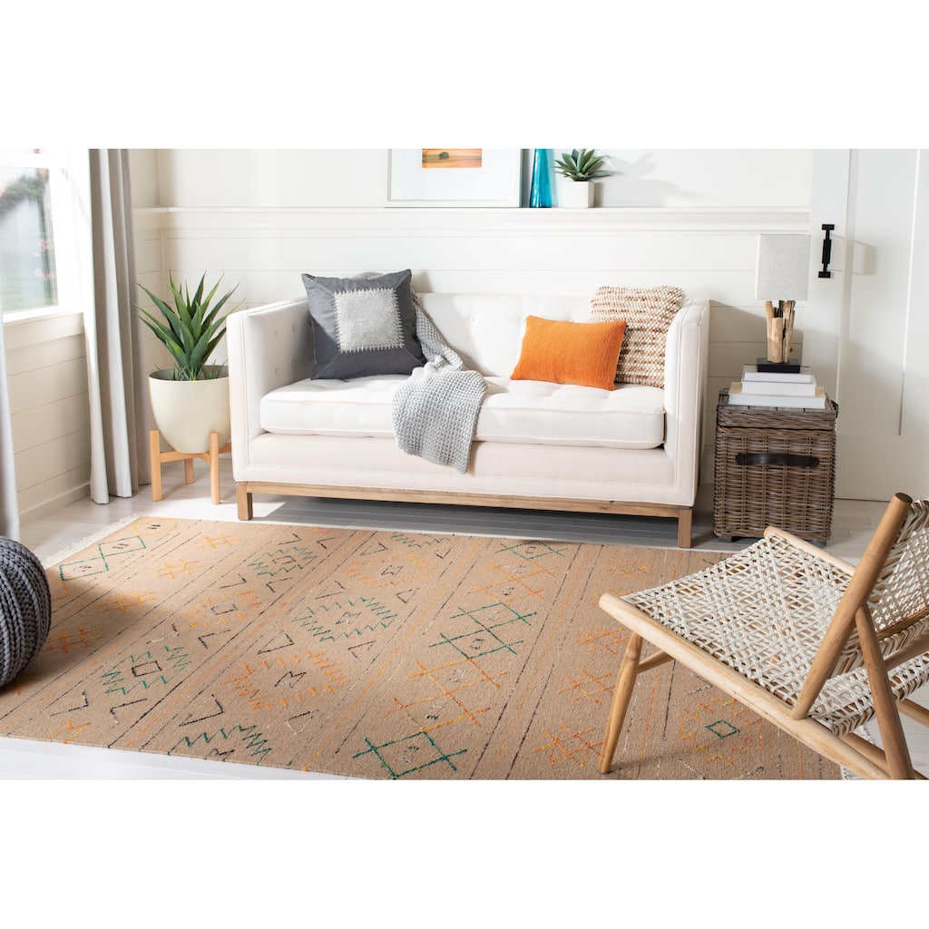 SAFAVIEH Hand-knotted Safari Fiorina Southwestern Tribal Wool Rug with