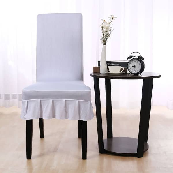 Shop Stretch Spandex Short Dining Room Chair Covers On Sale