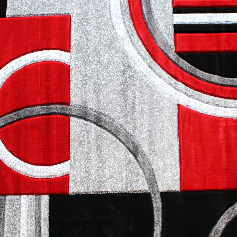 Modern Geometric Design Abstract Area Rug