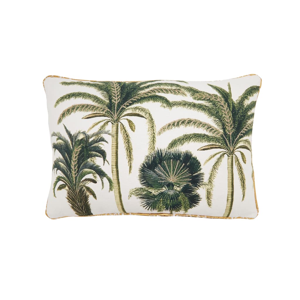 Palm Tree Throw Pillow