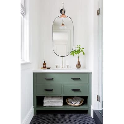 TEHOME Cristos Metal Wall Mirror