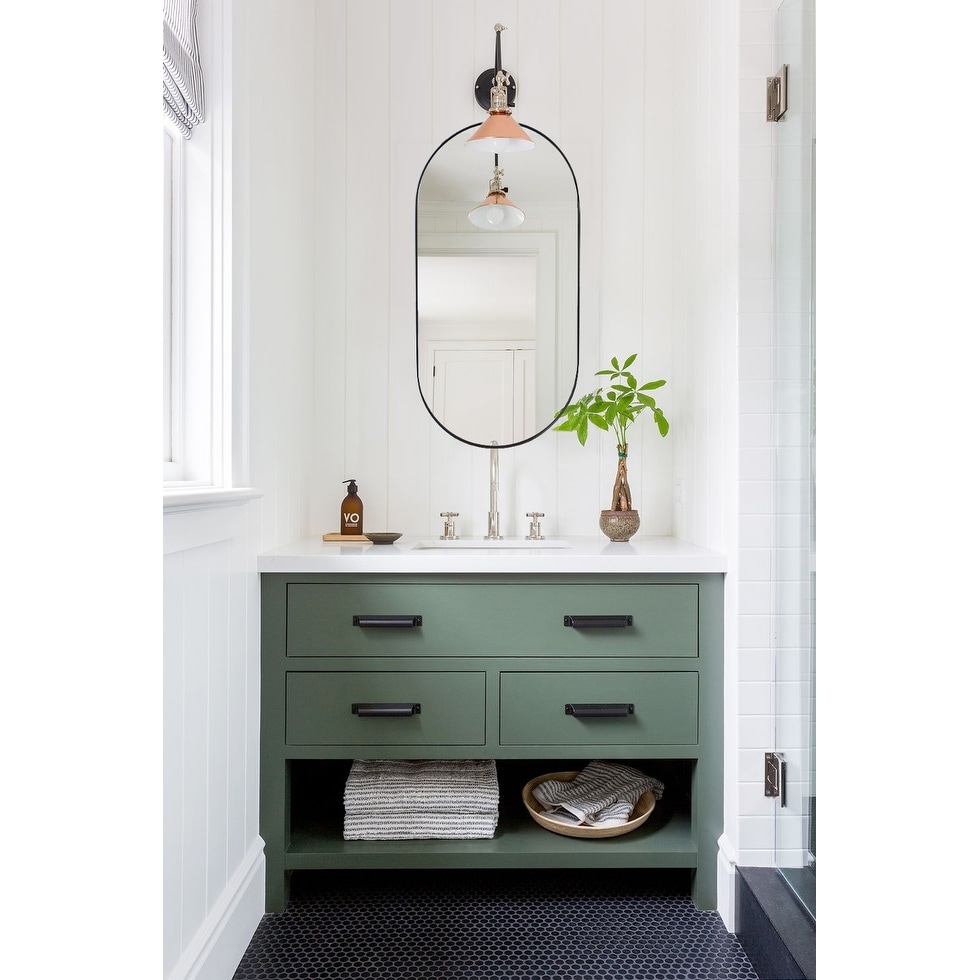 TEHOME Cristos Metal Wall Mirror