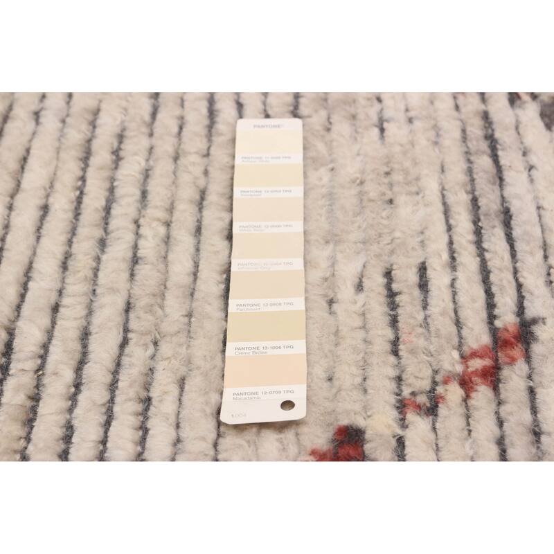 ECARPETGALLERY Hand-knotted Tangier Beige Wool Rug - 7'1 x 9'10