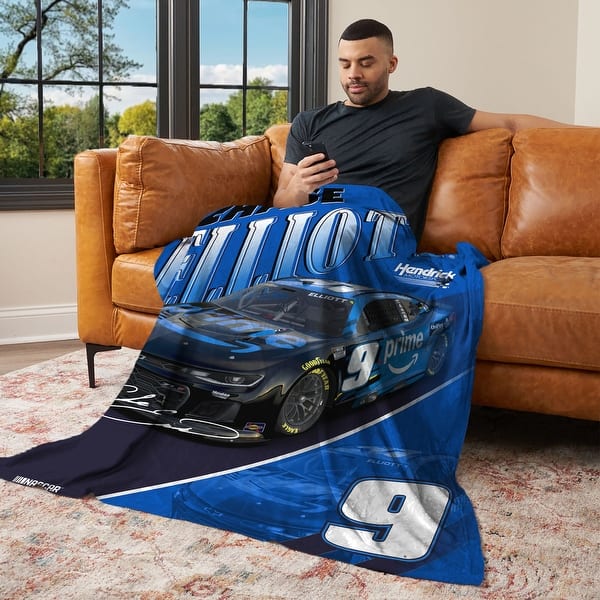 NASCAR Reflection Silk Touch Throw Blanket - Bed Bath & Beyond 