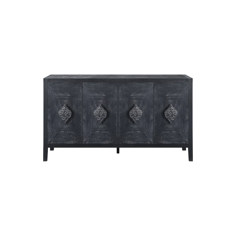 MM Antique Four Door Cabinet