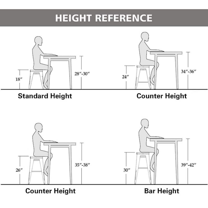30-inch High Back bar stools farmhouse bar stools Set of 4