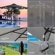 preview thumbnail 9 of 34, Sun-Ray 9' Round 8-Rib Aluminum Solar Umbrella, Base Not Included