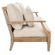 preview thumbnail 35 of 35, SAFAVIEH Couture Martinique Solid Wood Indoor/Outdoor Patio Sofa - 83 IN W x 36 IN D x 33 IN H