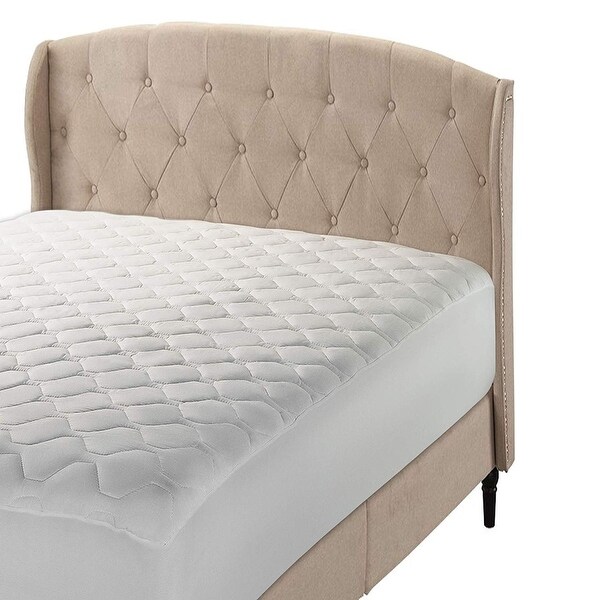 THE GRAND Quilted Fitted Hypoallergenic Mattress Pad Cover. Opens flyout.