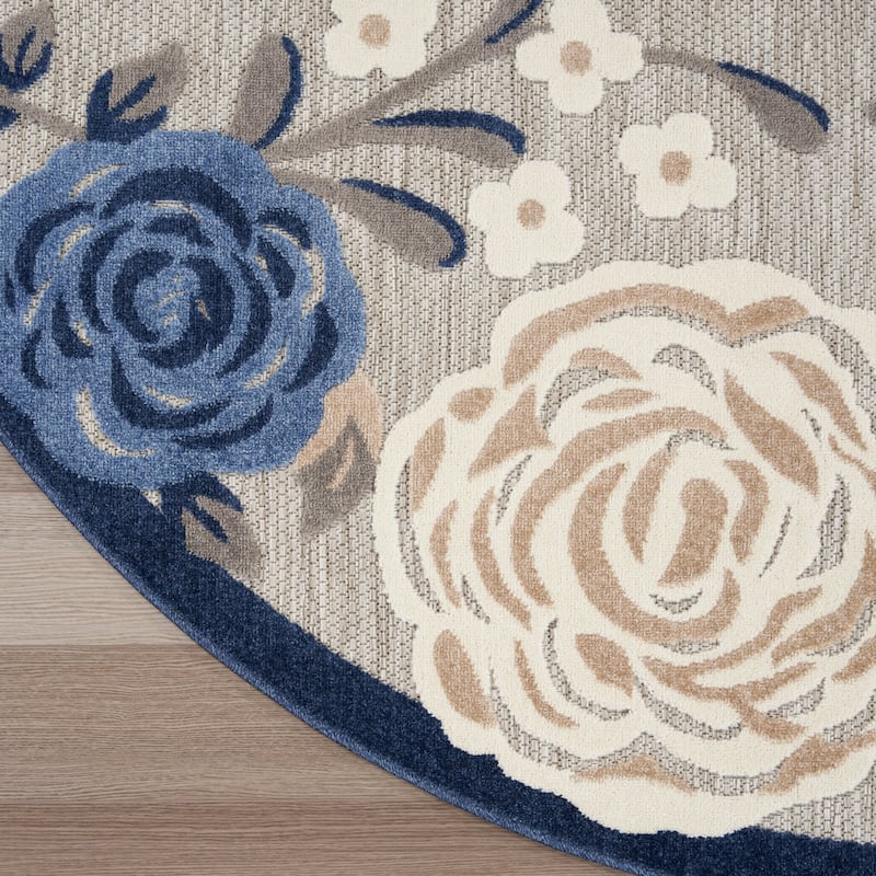 Nourison Aloha Indoor/Outdoor Floral Area Rug
