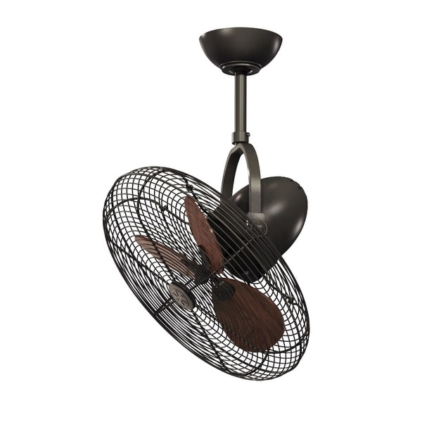 Vaxcel Lighting ELSTON18 Elston 18" 3 Blade Ceiling Fan with Cage