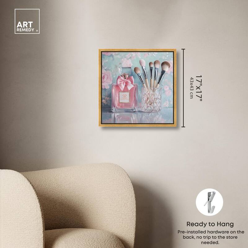 Love Dainty Perfume and Makeup Canvas by Art Remedy