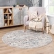 preview thumbnail 2 of 3, Hauteloom Orrick Hallway, Kitchen Runner Rug - Blue, Cream, Dark Brown - 2'7" x 7'3" 5'3" Round - Blue, Cream, Dark Brown / Orrick