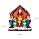 preview thumbnail 6 of 13, Fraser Hill Farm 6-Ft. Tall Prelit Santa Nutcracker Cuckoo Clock Inflatable with Music