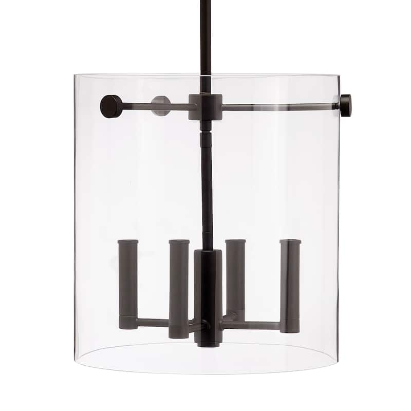 Vissi 4-Light Pendant Light - Matte Black - 12.75
