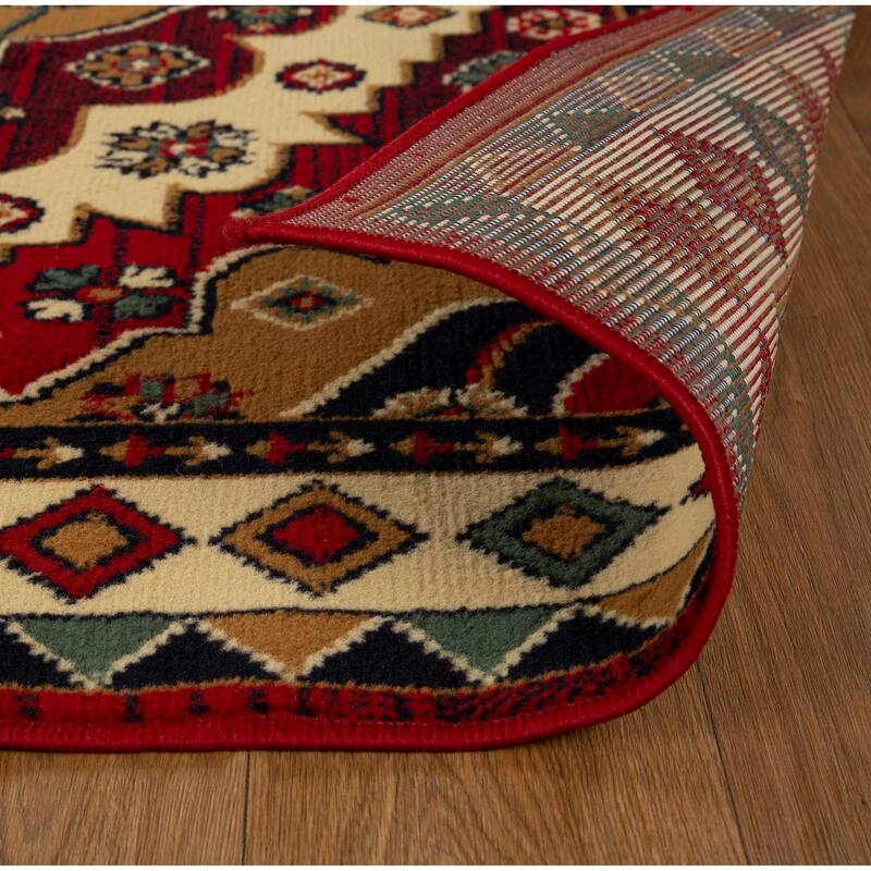 Aztec Bohemian Eclectic Style Indoor Small Area Rug by Superior