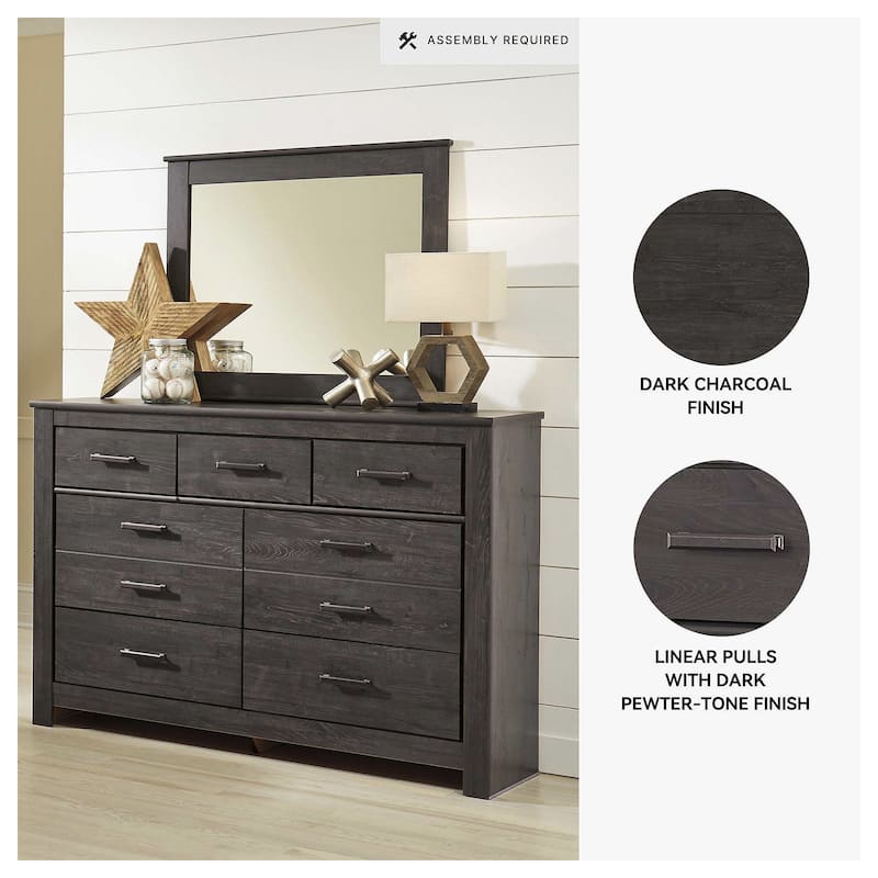 Signature Design by Ashley Brinxton Urban Charcoal Dresser