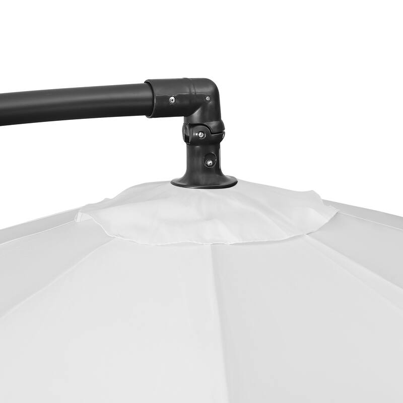 Weller 10-foot Offset Cantilever Hanging Patio Umbrella