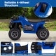 preview thumbnail 31 of 53, 6V Kids Ride On Electric ATV with LED Headlights and MP3 Player - 29.5" x 18" x 22" (L x W x H)