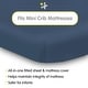 preview thumbnail 12 of 38, BreathableBaby All-in-One Fitted Sheet & Waterproof Cover for 38" x 24" Mini Crib Mattress (2-Pack)