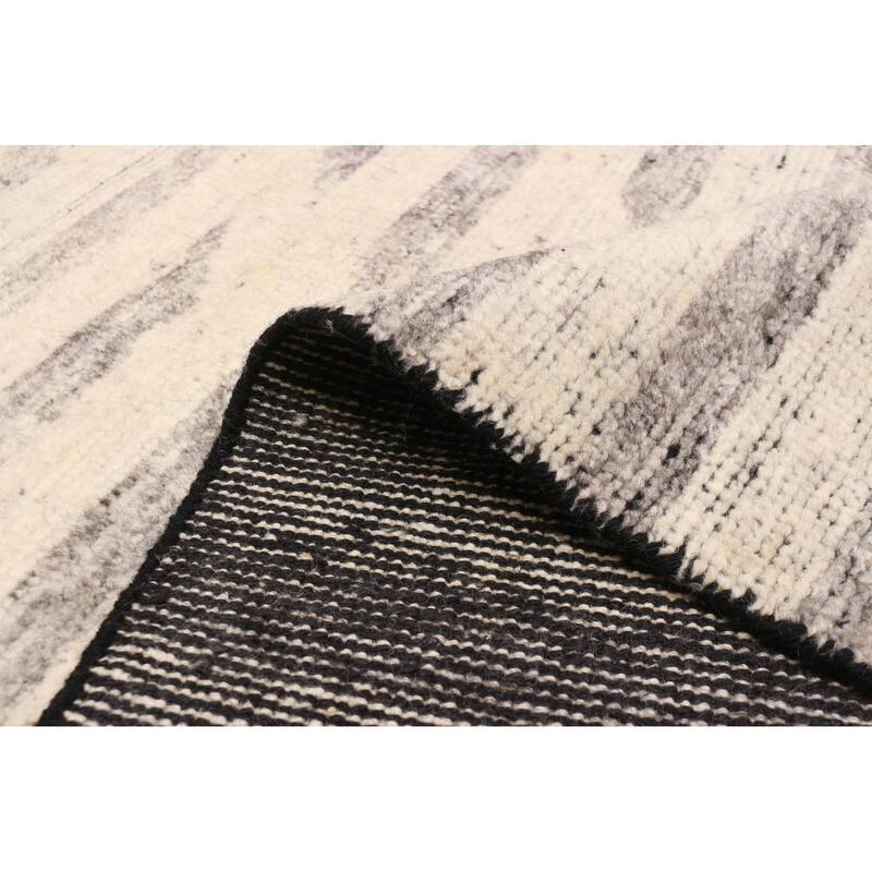 ECARPETGALLERY Hand-knotted Tangier Ivory Wool Rug - 8'1 x 10'0