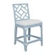 preview thumbnail 17 of 67, Natural Rattan Handmade Chippendale Cushioned Bar Stool by East at Main
