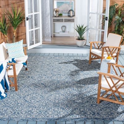 SAFAVIEH Courtyard Augusta Indoor/ Outdoor Waterproof Backyard Patio Rug
