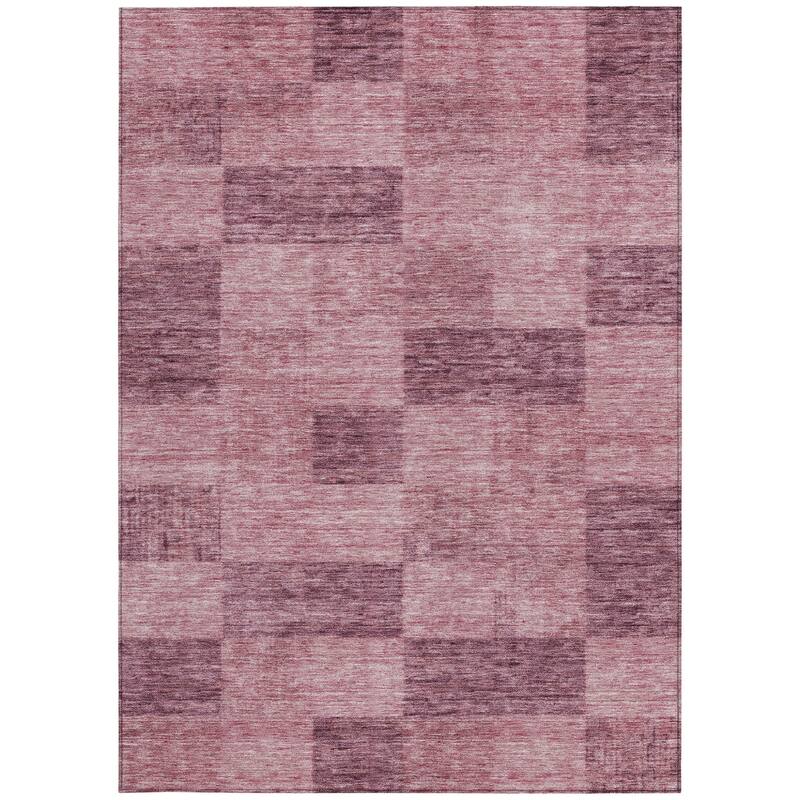 HomeRoots Geometric Transitional Rectangle Outdoor Rug