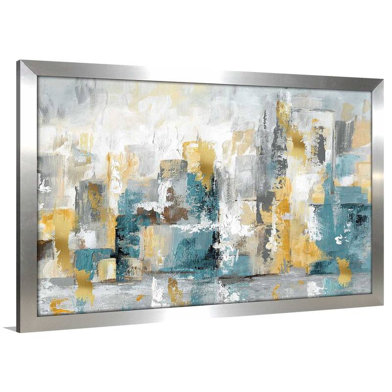 "City Views I (Horizontal)" by Nan Print on Acrylic