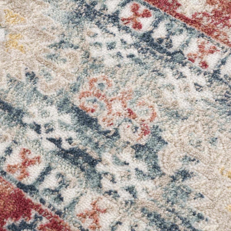 Brend Traditional Oriental Medallion Area Rug