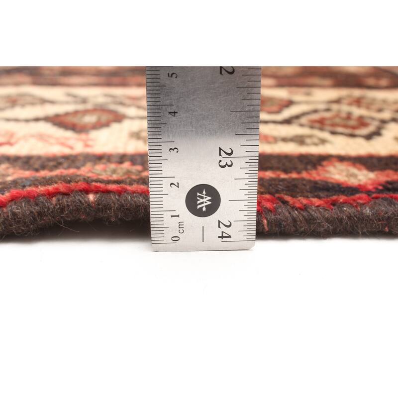 ECARPETGALLERY Hand-knotted Andelz Brown Wool Rug - 4'3 x 7'7