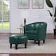 Option Forest Green Faux Leather