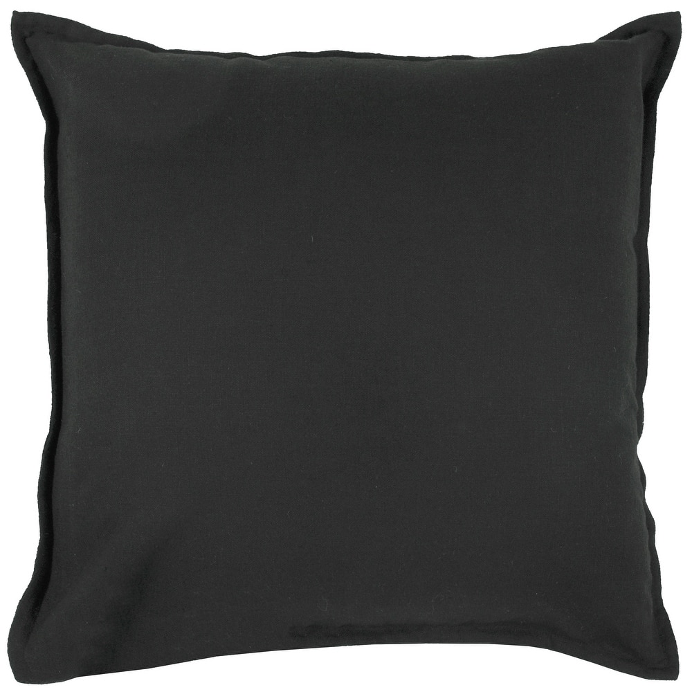 Rizzy Home Cotton Slub Solid Decorative Throw Pillow, 20x20
