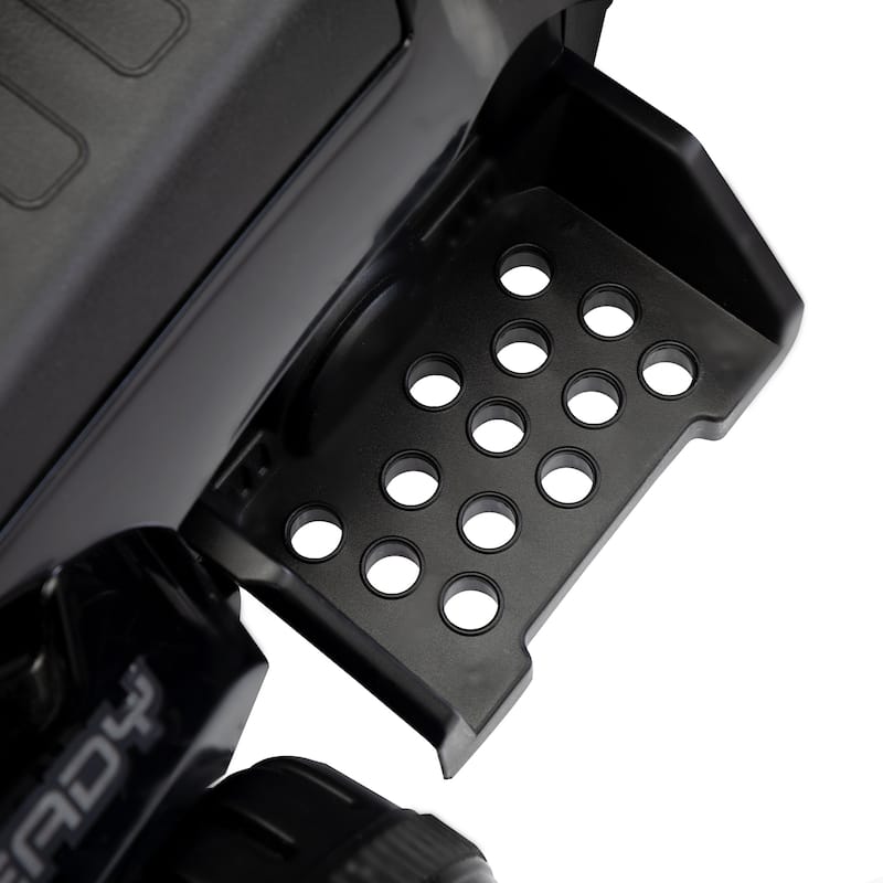 6V Battery Powered Electric Quad Car with Music, 4 Wheeled Ride on Car Toy, Durable Black Motor Vehicle Toy with USB