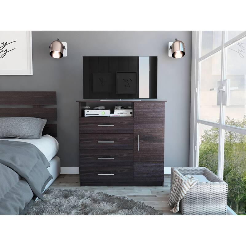 FM Furniture Carolina Dresser with 4 Drawers