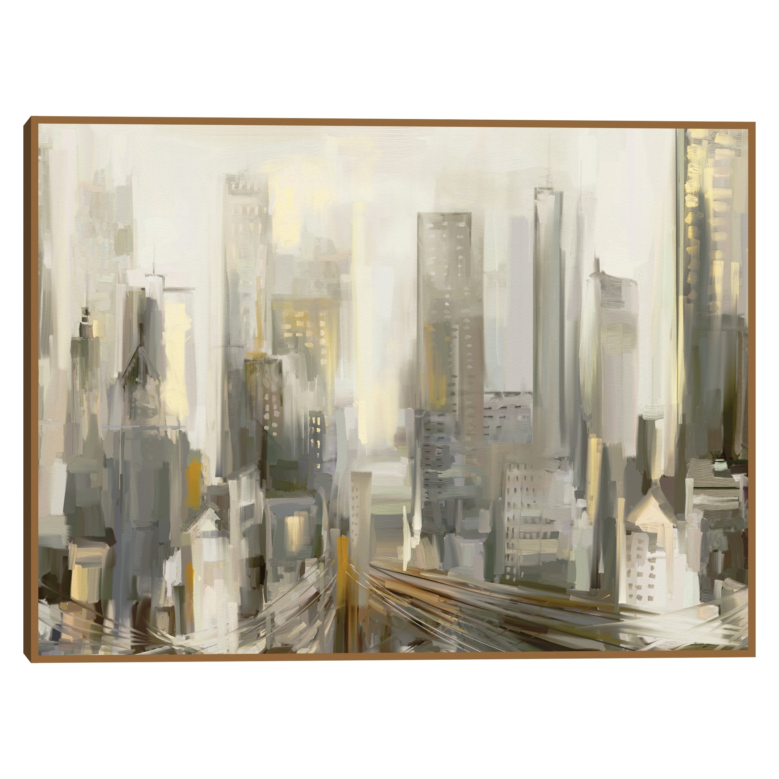 City Lights By Studio Arts Canvas Art Print