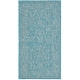 preview thumbnail 172 of 180, SAFAVIEH Courtyard Aquata Indoor/ Outdoor Waterproof Patio Backyard Rug 2'3" x 5' - Aqua/Grey