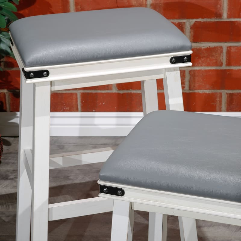 DTY Indoor Living Cortez Bonded Leather Counter or Bar Stool