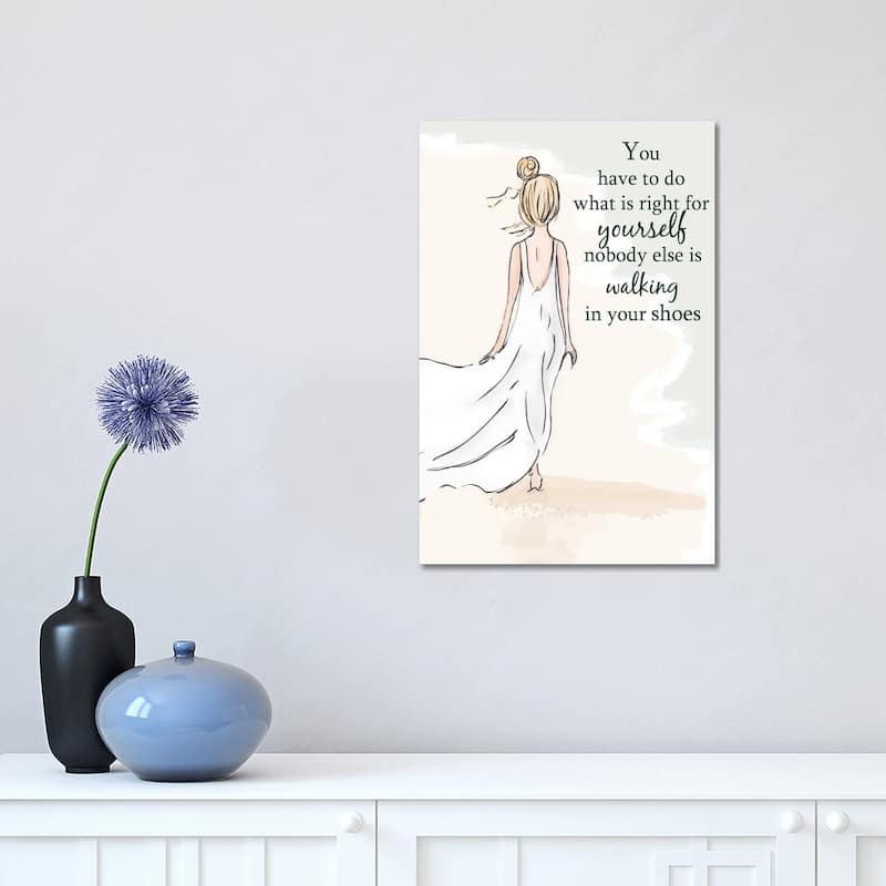 iCanvas "Walking In Your Shoes" by Heather Stillufsen Canvas Print - 18x12x1.5