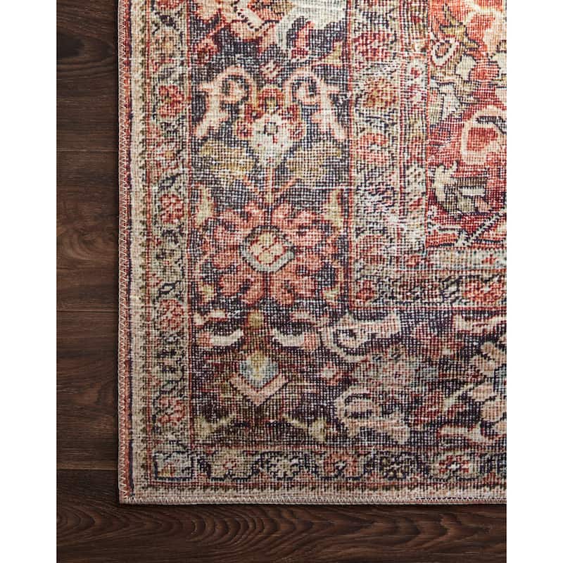 Alexander Home Isabelle Vintage Border Printed Area Rug