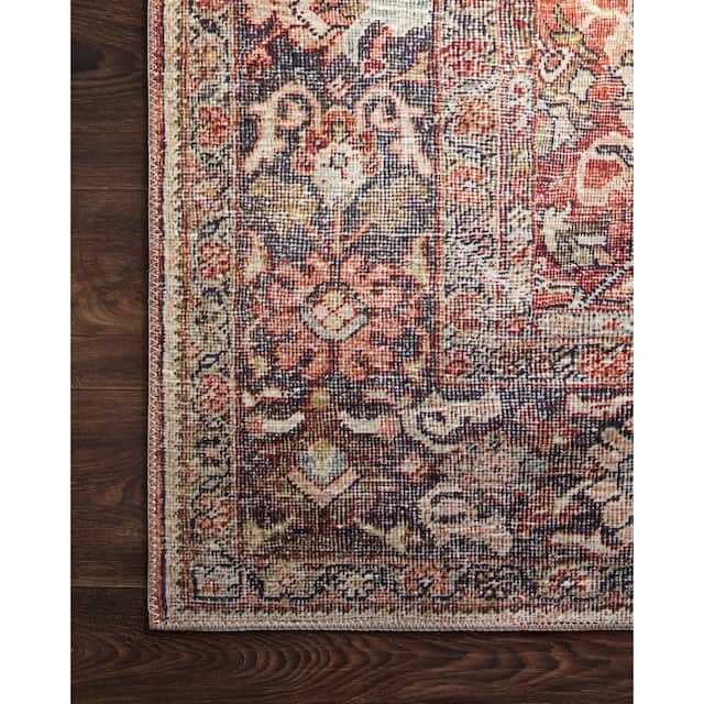 Alexander Home Isabelle Vintage Border Printed Area Rug - On Sale